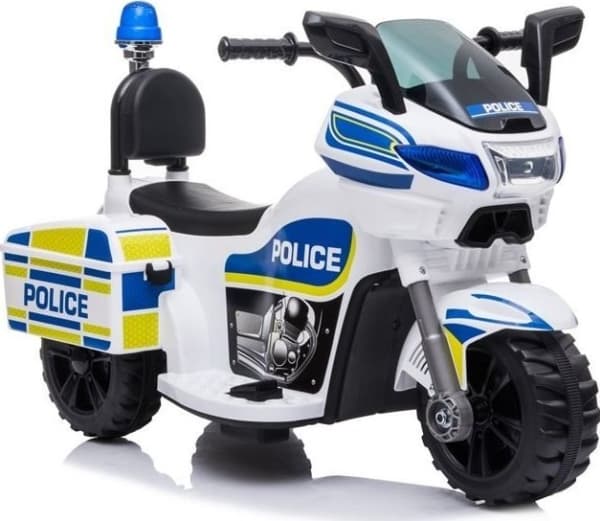 Lean Cars LEAN CARS Batteridrevet motorsykkel Police TR1912 Hvit