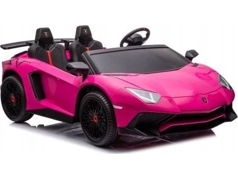 Lean Cars Lamborghini XXL akkuauto A8803 vaaleanpunainen 24V