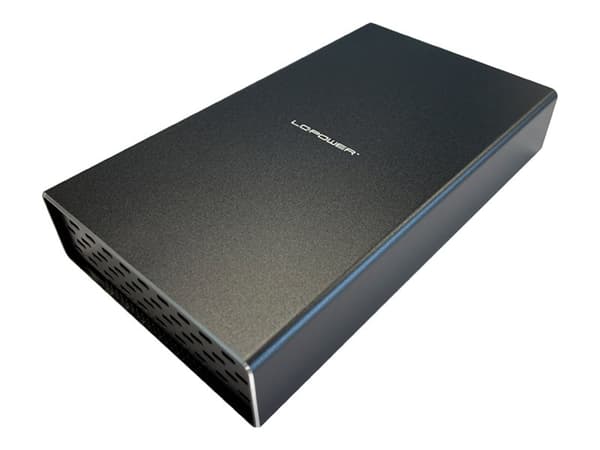 LC Power LC-DOCK-C-35-M2 - HDD / SSD-dokkestasjon - M.2 - 2 Kanal - M.2 Card (PCIe NVMe & SATA) - USB 3.2 (Gen 2x1) - svart Sort