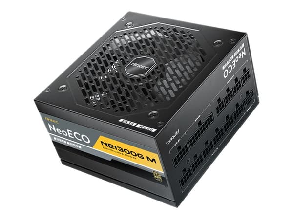 Antec Neo ECO Modular NE1300G M ATX3.0 EC, 1300 W, 100 - 240 V, 50/60 Hz, 7,5 - 15 A, Aktiv, 120 W musta