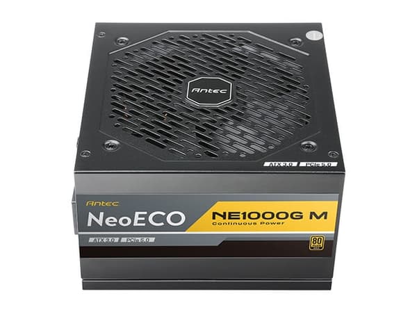 Antec NE1000G M - Strømforsyning (intern) - ATX12V 3.0 - 80 PLUS Gold - AC 100-240 V - 1000 watt - aktiv PFC - Den europeiske union