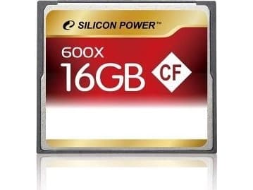 Silicon Power CF 600X, 16 GB, CompactFlash, 90 MB/s