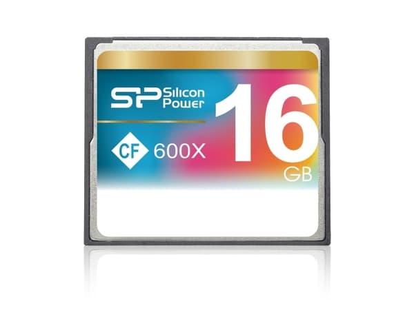 Silicon Power CF 600X, 16 GB, CompactFlash, 90 MB/s