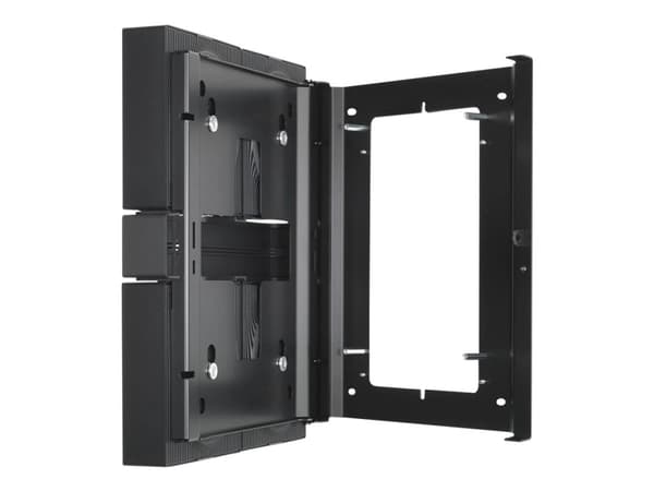 Flexson FLXSAX4WM1021 - Konsol - för 4 audio amplifiers - låsbar - stål - svart - väggmonterbar - för Sonos Amp