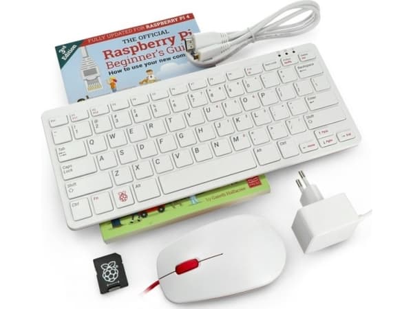 Raspberry Pi 400 4GB RAM Personal Computer Kit US + Akcesoria (RPI-17919)