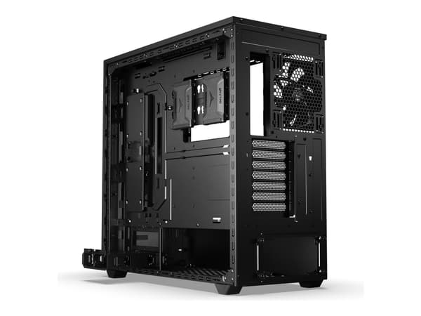 be quiet! -  SHADOW BASE 800 - Midi-tårn - utvidet ATX (E-ATX) - sidepanel med vindu (herdet glass) - ingen strømforsyning (ATX / PS/2) - svart - USB