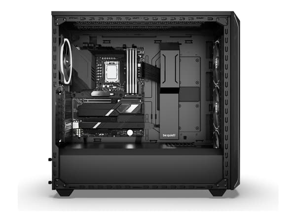 be quiet! Shadow Base 800 FX Black, Midi Tower, PC, Musta, ATX, EATX, mikro ATX, Mini-ITX, Akryylinitriilibutadieenistyreeni (ABS), Terästä, Karkaist