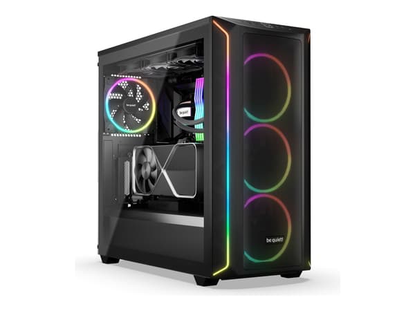 be quiet! Shadow Base 800 FX Black, Midi Tower, PC, Musta, ATX, EATX, mikro ATX, Mini-ITX, Akryylinitriilibutadieenistyreeni (ABS), Terästä, Karkaist