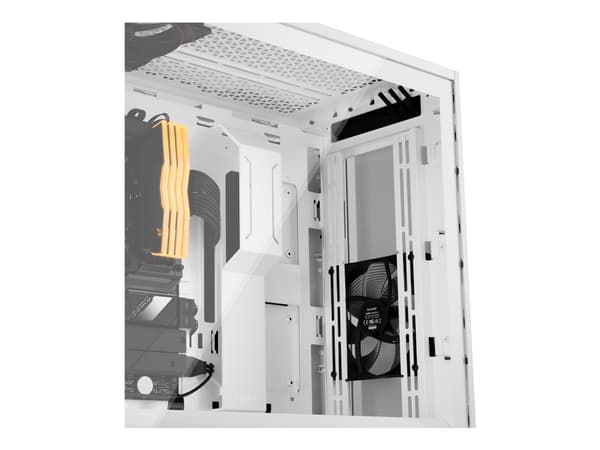 be quiet! SHADOW BASE 800 DX - Midi-tårn - utvidet ATX (E-ATX) - sidepanel med vindu (herdet glass) - ingen strømforsyning (ATX / PS/2) - hvit - USB/