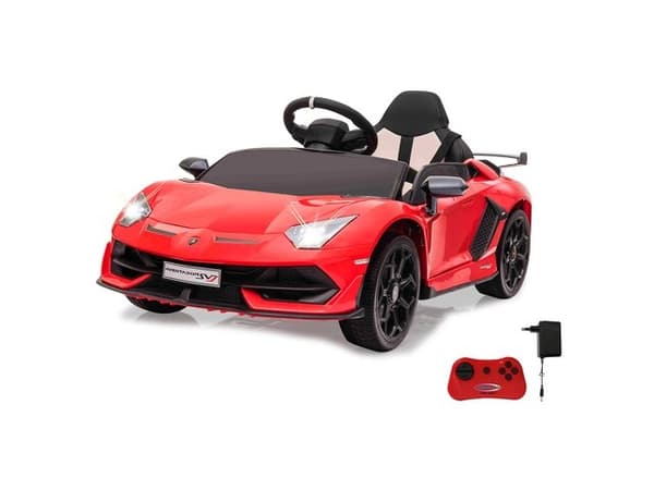 Jamara Lamborghini Aventador SVJ, 3 år, 4 hjul, Sort, Rød, Batterier kreves