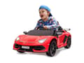 Miniatyrbilde 1 av 5: Jamara Lamborghini Aventador SVJ, 3 år, 4 hjul, Sort, Rød, Batterier kreves