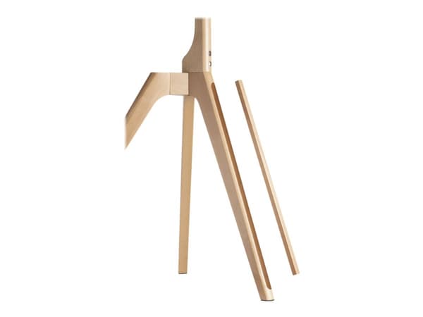 Gear4U - Stativ - for TV - metall, tre - hvit, bøktrefarge - skjermstørrelse: 45"-65"