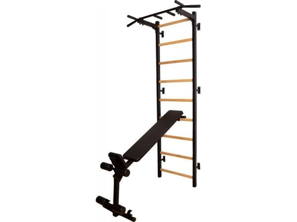 BenchK Gymnastikkstige med stang, parallellskinne og treningsbenk (830597)