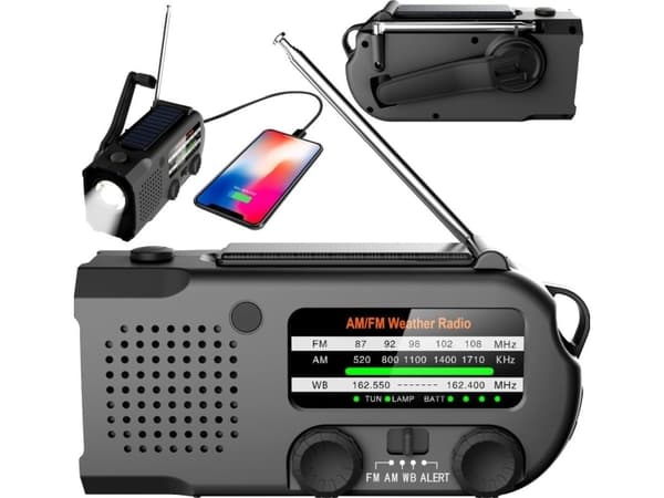 Radio Mozos MOZOS ER-01 radio FM/AM aurinko + dynamo