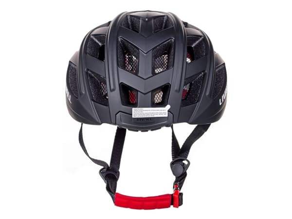 Bluetooth landsvägshjälm 55-61cm LED/SOS/Intercom svart