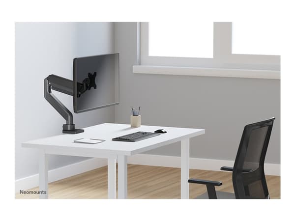 Neomounts DS70PLUS-450BL1 - Monteringssats (arm för bordsmontering) - fullständig rörelse - för böjd LCD-skärm - stål - svart - skärmstorlek: 17"-49"
