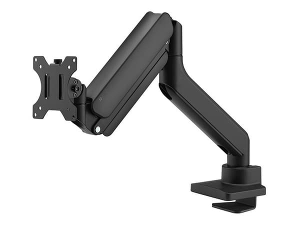 Neomounts DS70PLUS-450BL1 - Monteringssats (arm för bordsmontering) - fullständig rörelse - för böjd LCD-skärm - stål - svart - skärmstorlek: 17"-49"