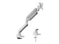 Miniatyrbilde 5 av 5: Neomounts DS70PLUS-450WH1 - Monteringssett (bordmonteringsarm) - full bevegelse - for buet LCD-skjerm - stål - hvit - skjermstørrelse: 17"-49"