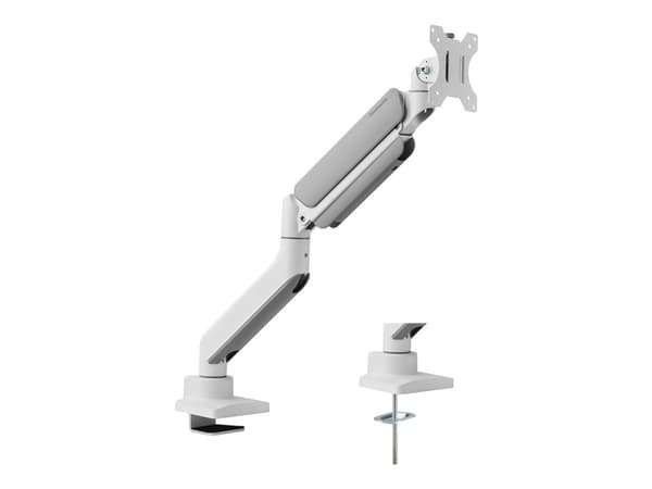 Neomounts DS70PLUS-450WH1 - Monteringssett (bordmonteringsarm) - full bevegelse - for buet LCD-skjerm - stål - hvit - skjermstørrelse: 17"-49"