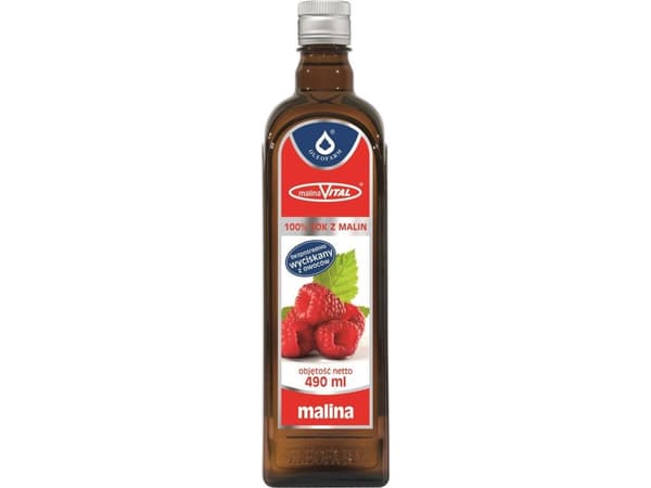 Oleofarm raspberry juice 100% 490 ml