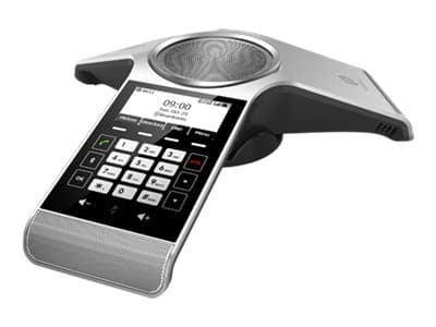 Yealink CP930W - Konferanse-VoIP-telefon - med Bluetooth-grensesnitt - IP-DECT - 5-veis anropskapasitet - SIP, SIP v2, SRTP - Romsølv