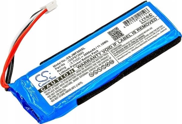Cameron Sino Typu Battery Gsp872693 Do Jbl Flip 3 / Jblflip3gray / Flip 3 Sprutsikker / Cs-jmf300sl