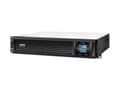 Miniatyrbilde 4 av 5: APC Smart-UPS C 2000VA 2U - UPS (kan monteres i rack) - AC 230 V - 1300 watt - 2000 VA - USB - utgangskontakter: 6 - 2U - svart - for P/N: AR4018SPX4