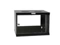 Miniatyrbild 5 av 5: Techly I-CASE EL-1006B45, Väggmonterad rack, 6U, 50 kg, Knapplås, 14,2 kg, Svart