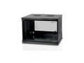 Miniatyrbild 2 av 5: Techly I-CASE EL-1006B45, Väggmonterad rack, 6U, 50 kg, Knapplås, 14,2 kg, Svart