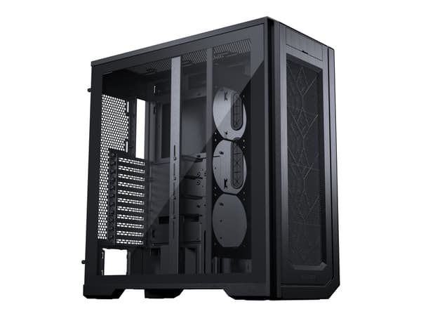 Phanteks Enthoo Pro 2 - Server Edition - FT - utökad ATX - genomskinlig sidopanel (härdat glas) - ingen strömförsörjning - svart satäng - USB/ljud