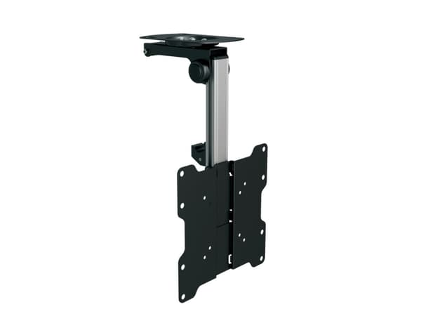 PureMounts PM-Slope-37 - Monteringssats (takmontering, gränssnittspanel) - för LCD-TV - plast, aluminium - svart, silvergrå - skärmstorlek: 23"-37"