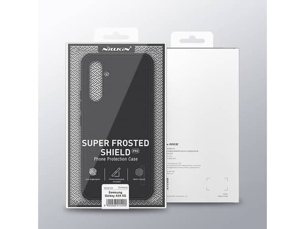 Nillkin Super Frosted Shield Pro tapauksessa Samsung Galaxy A54 5G panssaroitu tapauksessa + puhelin jalusta lajitelma