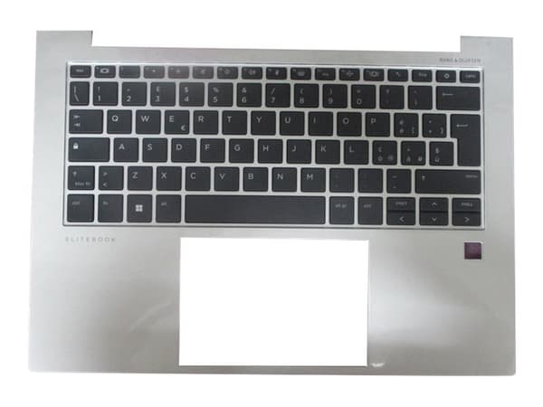 HP - Ersättningstangentbord för bärbar dator - bakgrundsbelyst - QWERTY - italiensk - med övre skydd