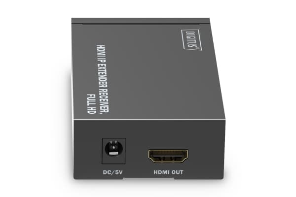 DIGITUS - Video/lyd/infrarød-utvider - mottaker - over CAT 6 - opp til 120 m
