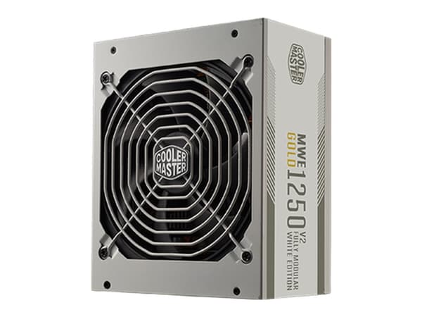 Cooler Master MWE Gold 1250 - V2 ATX 3.0 White Version, 1250 W, 100 - 240 V, 7 - 15 A, 120 W, 1248 W, 120 W