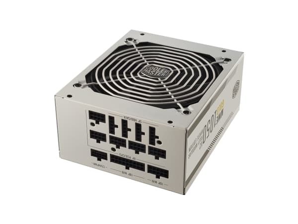 Cooler Master MWE Gold V2 1050 - White Edition - strømforsyning (intern) - ATX12V 3.0/ EPS12V - 80 PLUS Gold - AC 100-240 V - 1050 watt - aktiv PFC -