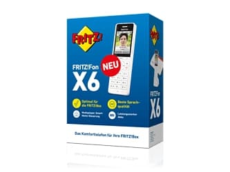 AVM Fritz Fon X6 Valkoinen - DECT-mukavuuspuhelin