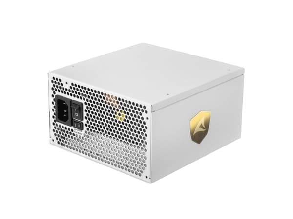 Sharkoon Rebel Gold P30 - Strømforsyning (intern) - 80 PLUS Gold Hvit
