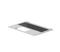 Miniatyrbild 2 av 2: HP - Ersättningstangentbord för bärbar dator - med ClickPad - bakgrundsbelyst - tysk - med övre skydd - för EliteBook 860 G9 Notebook