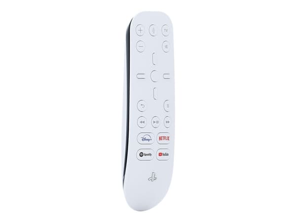 Sony Media Remote - Fjärrkontroll - infraröd - vit - för Sony PlayStation 5