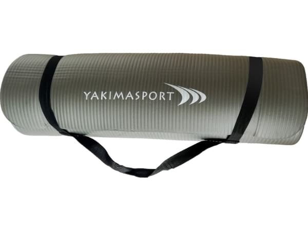 YakimaSport NBR PRO treningsmatte 180 cm x 60 cm x 1 cm svart