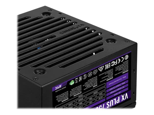 AeroCool VX PLUS 750 - Strømforsyning (intern) - ATX12V 2.3 - AC 230 V - 750 watt - aktiv PFC