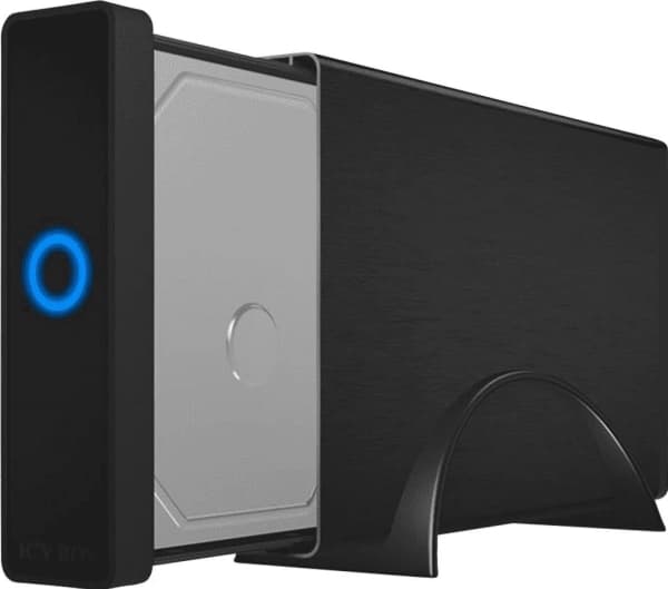 ICY BOX IB-377-C31 - Oppbevaringsveske med datadisplay, strømindikator - 3,5 tommer (8,9 cm)