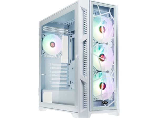 RAIJINTEK PONOS ULTRA WHITE TG4, tower case (white, front and side panels made of tempered glass)