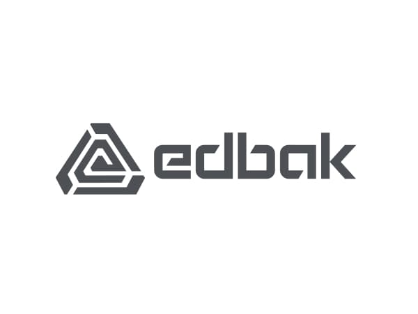 EDBAK TWB3 - Monteringssett (veggmontering) - for flatpanel - stål - svart, RAL 9005, pulverbelegg - skjermstørrelse: 37"-60" - veggmonterbar