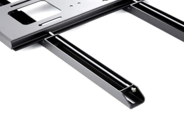 EDBAK TWB3 - Monteringssett (veggmontering) - for flatpanel - stål - svart, RAL 9005, pulverbelegg - skjermstørrelse: 37"-60" - veggmonterbar