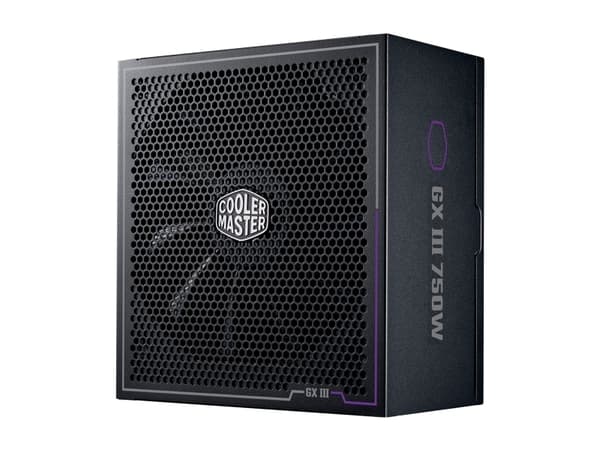 Cooler Master GX III Gold 750 - Strømforsyning (intern) - ATX12V 3.0 - 80 PLUS Gold - AC 100-240 V - 750 watt - aktiv PFC