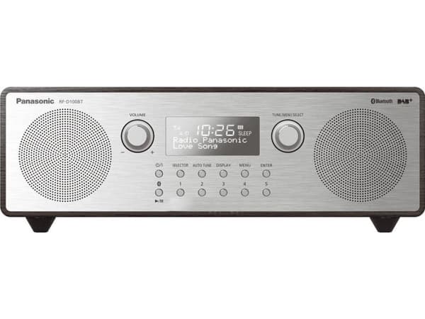 Panasonic RF-D100BT, Bärbar, Digital, DAB, DAB+, FM, 87,5 - 108 MHz, 10 W, LCD