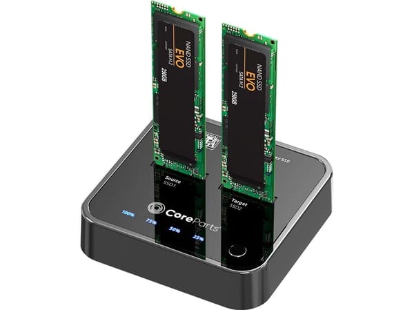 CoreParts MS-CLONER-SATA, SSD, SATA, M.2, USB 3.2 Gen 2 (3.1 Gen 2) Type-C, 10 Gbit/sek, lajittelu