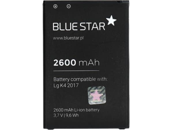 Batteripartner Tele.com Batteri for LG K4 2017/ K8 2017 2600 mAh Li-Ion Blues Star PREMIUM